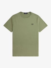 Зеленый - Футболка с круглым вырезом Fred Perry - Image 5 of 6