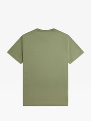 Зеленый - Футболка с круглым вырезом Fred Perry - Image 6 of 6