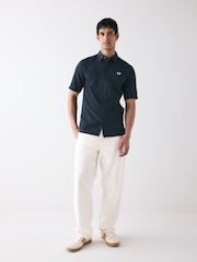 Fred Perry Textured Seersucker Shirt - Image 2 of 7