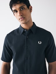 Fred Perry Textured Seersucker Shirt - Image 5 of 7