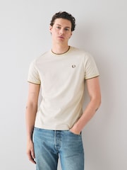 Fred Perry Twin Tipped Logo T-Shirt - Image 1 of 6