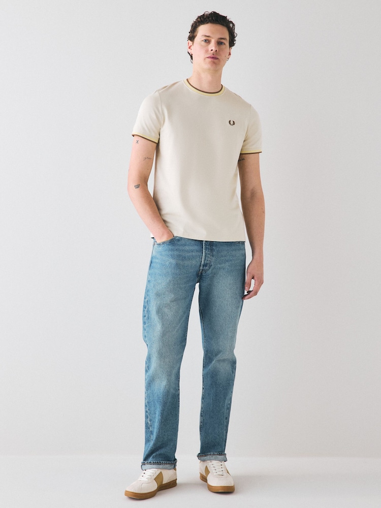 Fred Perry Twin Tipped Logo T-Shirt - Image 2 of 6