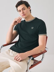 Fred Perry Twin Tipped Logo T-Shirt - Image 1 of 5