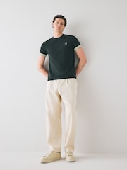 Fred Perry Striped Cuff T-Shirt - Image 2 of 6
