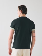 Fred Perry Striped Cuff T-Shirt - Image 3 of 6