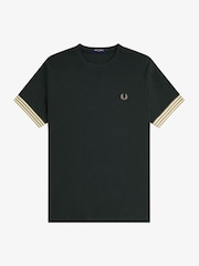 Fred Perry Striped Cuff T-Shirt - Image 5 of 6
