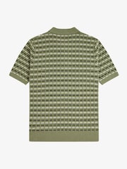 Fred Perry Boucle Ribbed Knitted Shirt - Image 6 of 6