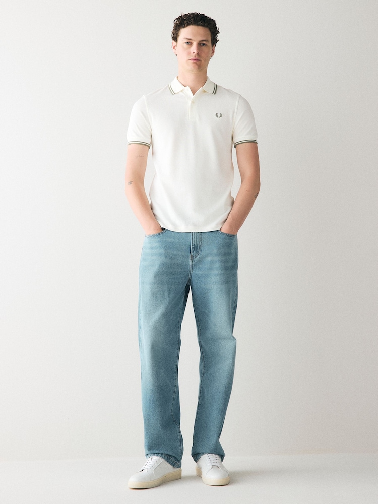 Fred Perry Twin Tipped Polo Shirt - Image 2 of 7 Fred Perry Twin Tipped Polo Shirt - Image 2 of 7
