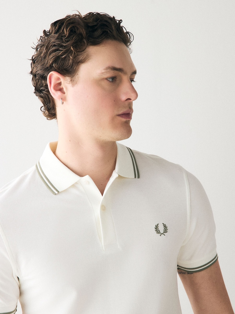 Fred Perry Twin Tipped Polo Shirt - Image 4 of 7