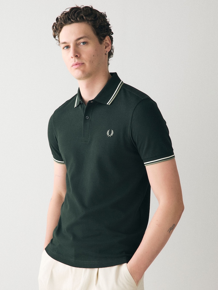 Fred Perry Twin Tipped Polo Shirt - Image 1 of 8