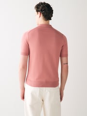 Fred Perry Cotton Knitted Polo Shirt - Image 3 of 5