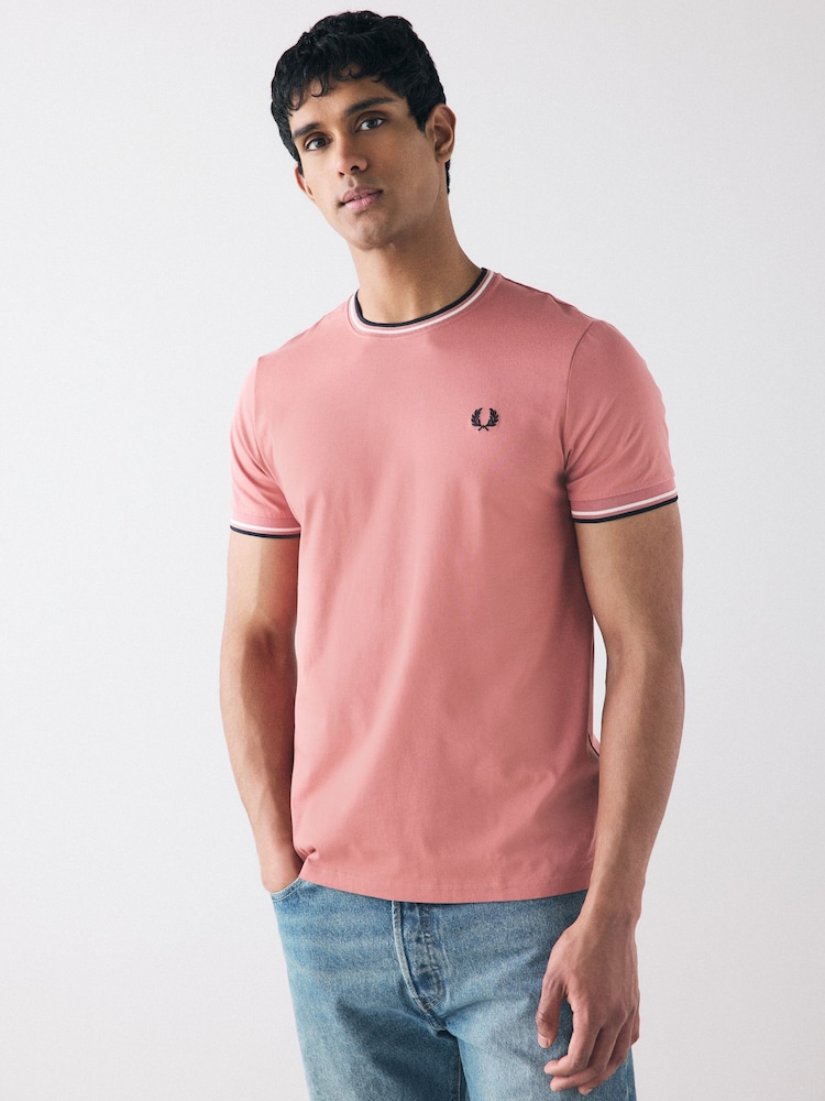 Fred Perry Twin Tipped Logo T-Shirt - Image 1 of 5