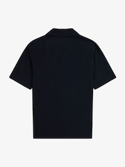 Fred Perry Crepe Textured Short Sleeve Resort Shirt - Image 2 of 2