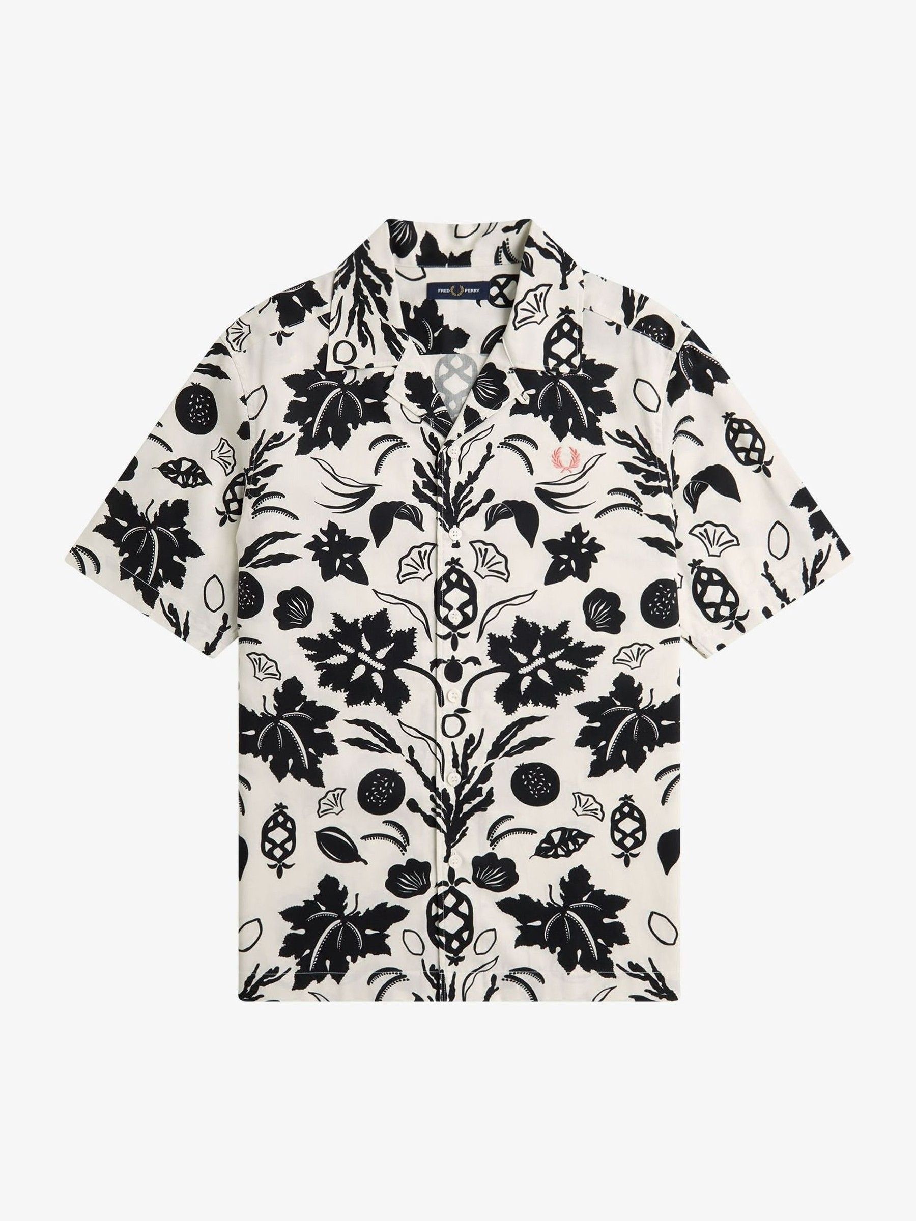 【FRED PERRY】 ★ Botanical Print Revere Collar Shirt ★ AM5763s.jpg