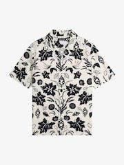Fred Perry Botanical Print Revere Collar Shirt - Image 5 of 6