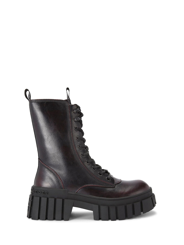 أحمر ـ بوت برباط Tegan من KG Kurt Geiger - صورة 2 من 5 أحمر ـ بوت برباط Tegan من KG Kurt Geiger - صورة 2 من 5