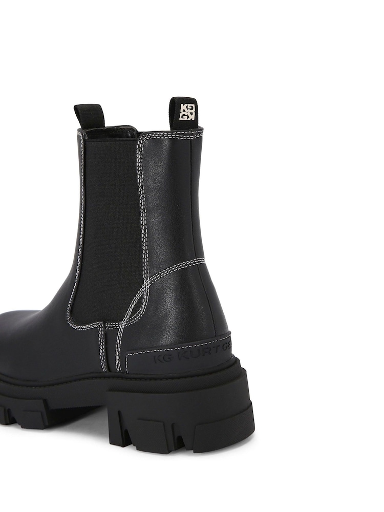 Kg Kurt Geiger Trekker Chelsea Black Boots - Image 4 of 4