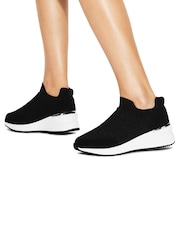 KG Kurt Geiger Lois Black Trainers - Image 1 of 5