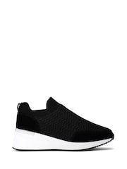 KG Kurt Geiger Lois Black Trainers - Image 2 of 5