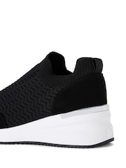KG Kurt Geiger Lois Black Trainers - Image 4 of 5
