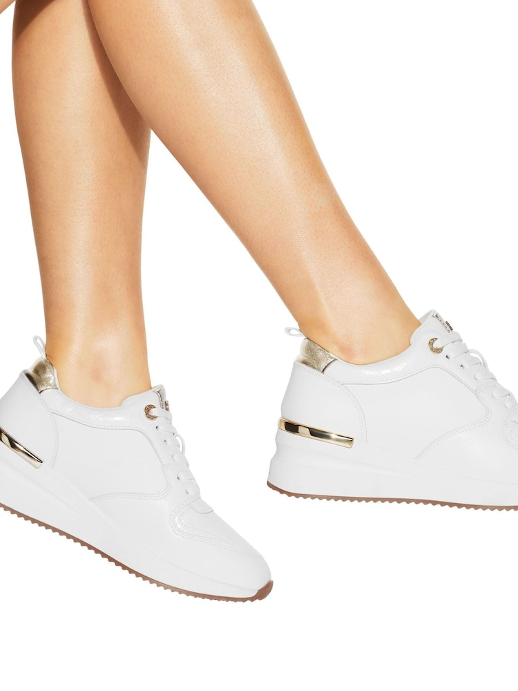KG Kurt Geiger Legit Lace up Trainers - Image 1 of 5