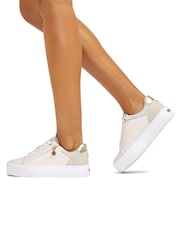 Carvela Statement Zip White Trainers - Image 6 of 6