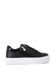 Carvela Statement Zip White Trainers - Image 2 of 6