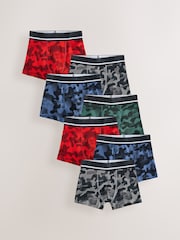 Camouflage Print Boxers 7 Pack (3-16yrs) - Image 1 of 8