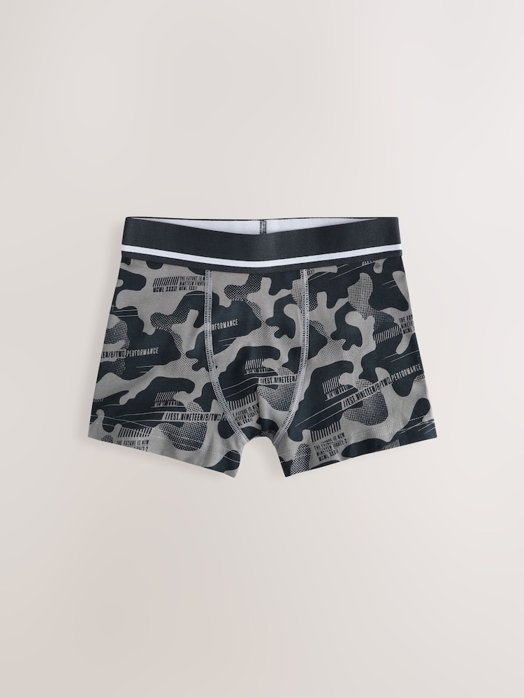 Camouflage Print Boxers 7 Pack (3-16yrs) - Image 4 of 8