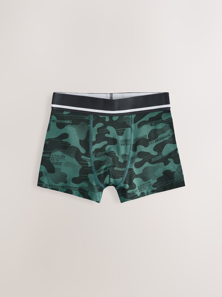 Camouflage Print Boxers 7 Pack (3-16yrs) - Image 6 of 8