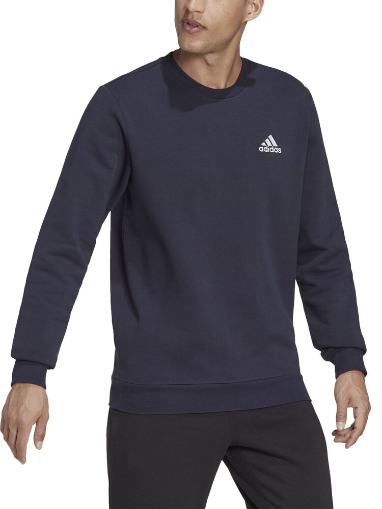 adidas Dark Blue Feelcozy Sweatshirt - Image 2 of 6