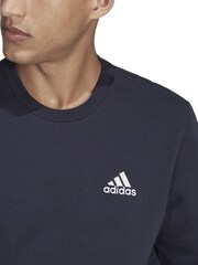 adidas Dark Blue Feelcozy Sweatshirt - Image 5 of 6