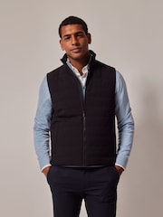 Hawes & Curtis Quilted Black Gilet - Image 1 of 3
