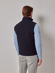 Hawes & Curtis Blue Quilted Gilet - Image 2 of 3