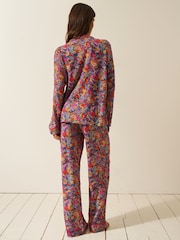 Stripe & Stare Long Red Pyjamas Set - Image 2 of 5
