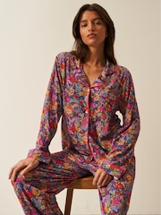 Stripe & Stare Long Red Pyjamas Set - Image 5 of 5