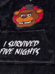 Vanilla Underground Black Boys Five Nights at Freddy's Blanket Hoodie - Image 3 of 6