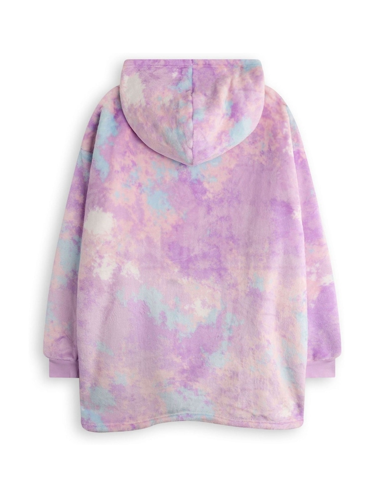 Vanilla Underground Pink Girls Lilo & Stitch Blanket Hoodie - Image 2 of 6 Vanilla Underground Pink Girls Lilo & Stitch Blanket Hoodie - Image 2 of 6