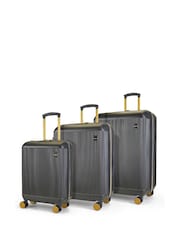 Rock Luggage Grey Aria 3pc Suitcases Set - Image 1 of 6