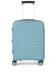 Rock Luggage Blue Sunwave Cabin Suitcase - Image 1 of 6