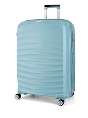 Rock Luggage Large Blue Sunwave Suitcase - Image 1 of 6