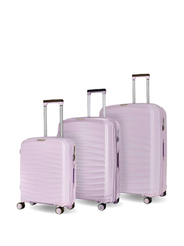 Rock Luggage Sunwave 3pc Suitcases Set - Image 1 of 6