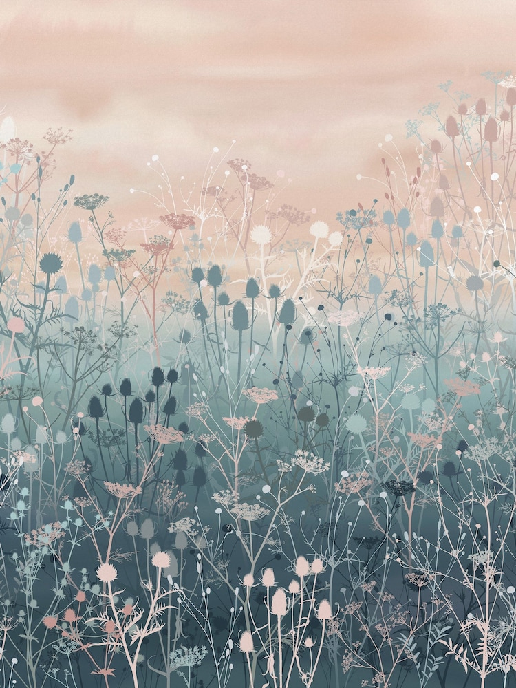 Clarissa Hulse Dusk Tanias Garden Fixed Size 4M Mural - Image 1 of 4