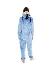 Character Blue Disney Winnie The Pooh Eeyore Fleece All-In-One - Image 5 of 5