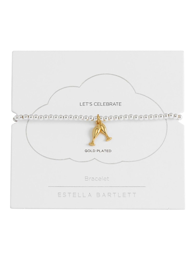 Estella Bartlett Gold Tone Champagne Sienna Bracelet - Image 3 of 3