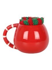 Something Different Red/White Christmas Santa Mug and Socks Set - Image 4 of 5