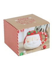 Something Different Red/White Christmas Santa Mug and Socks Set - Image 5 of 5