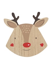Something Different Set of 4 Brown Reindeer Christmas Coasters - Image 3 of 3