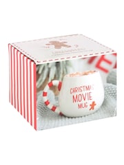 Something Different White and Red Christmas Movie Rounded Mug - Image 5 of 5