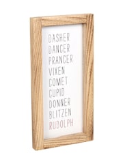 Something Different Green Christmas Reindeer Names Wooden Sign - Image 3 of 3